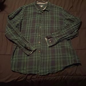 Green and Navy Flannel